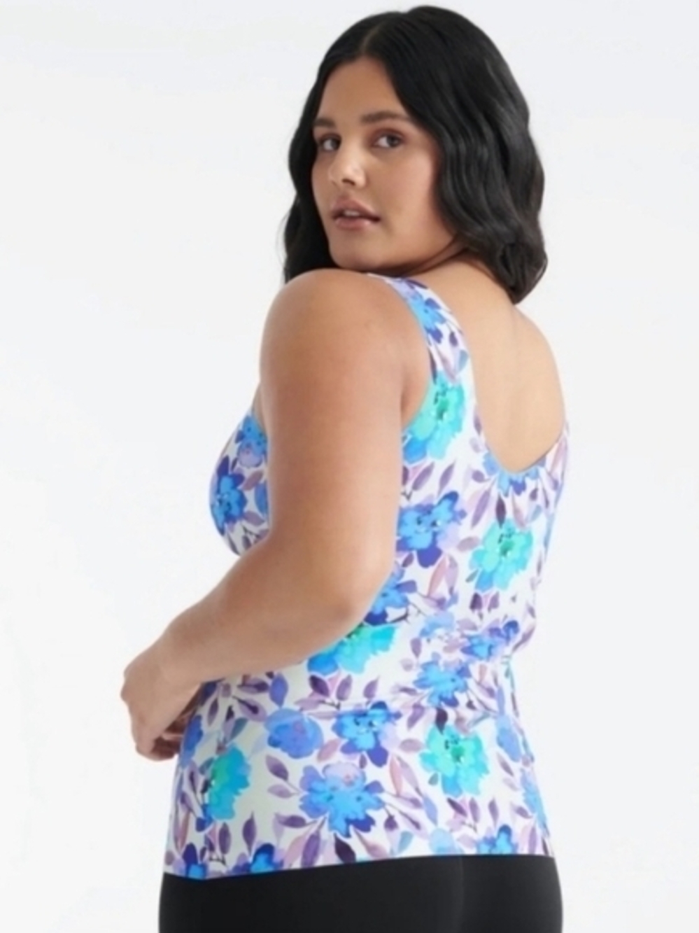 Knix Luxelift Evolution Tank Painted Bloom Built In Bra - Picture 8 of 8